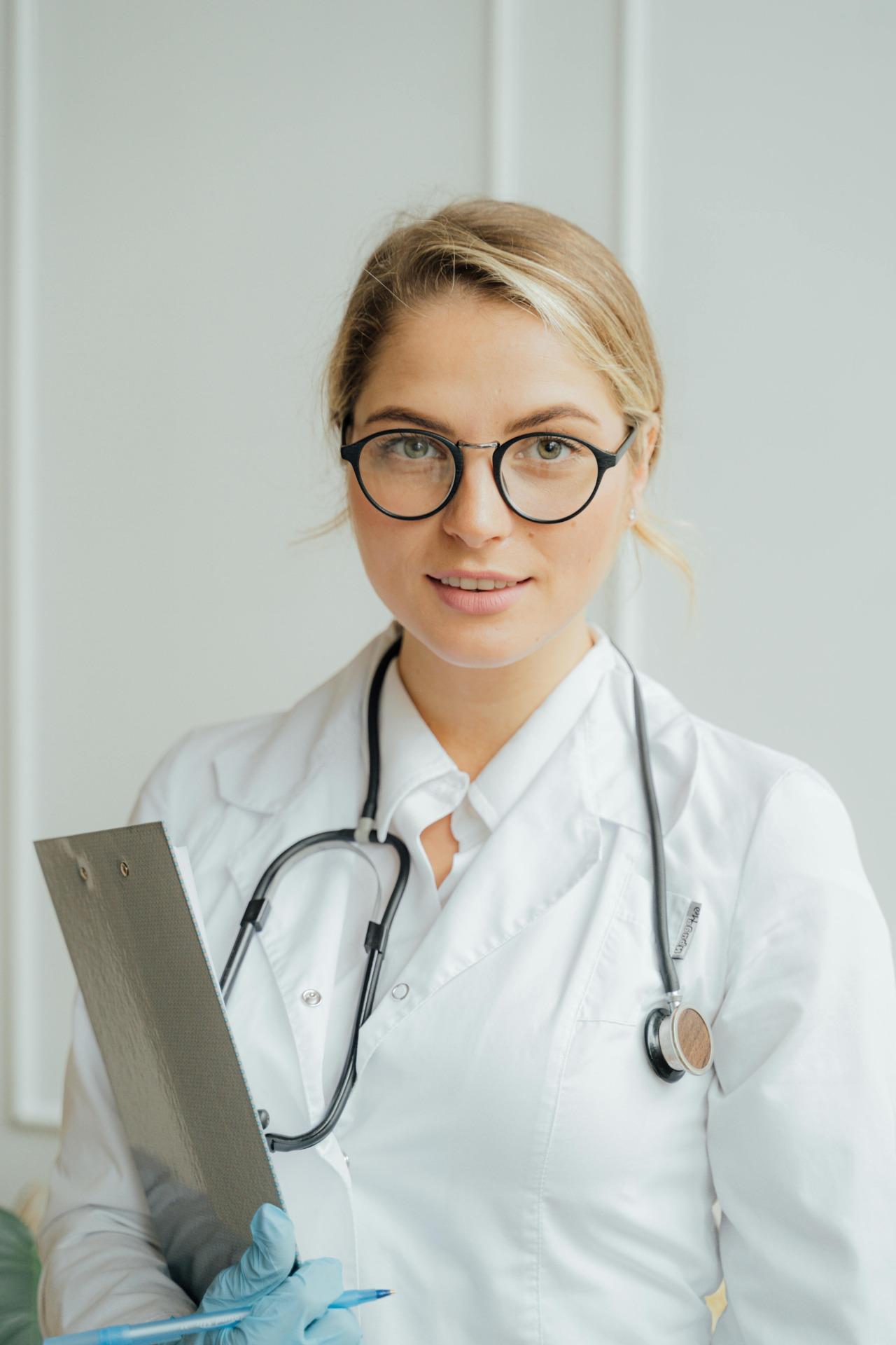 doctor holding documents